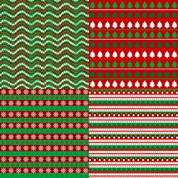 Set of Christmas backgrounds