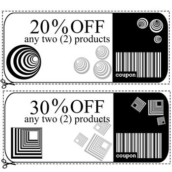 Voucher cards for shops