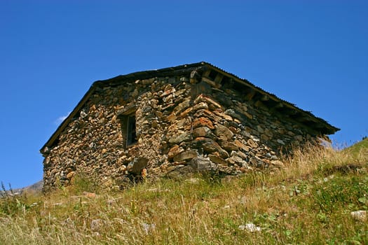 Small house in the French mountains