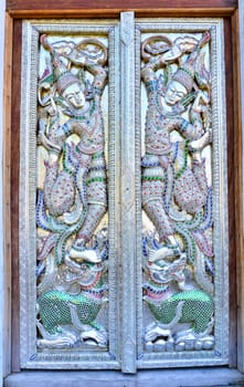 Beautiful Thai temple gate