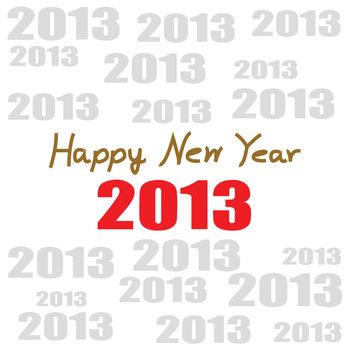 Happy new year in 2013.