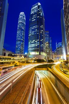 Hong Kong city at night