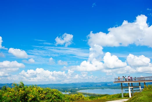 View High Lampang, Thailand.