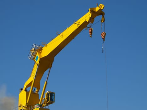 big crane in the shipyard        