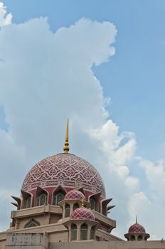 Putra Mosque at Putrajaya, Malaysia