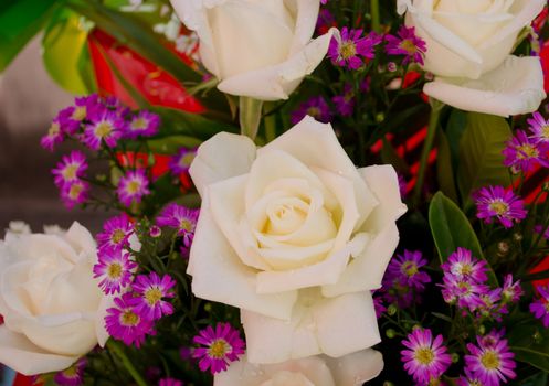 rose bouquet using in wedding or any greeting ceremony
