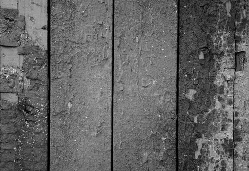 The texture of the old vertical wood panel