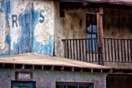 An old western town in California.