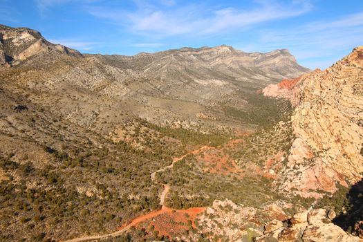 Red Rock Canyon National Conservation Area is located just west of Las Vegas in Nevada.