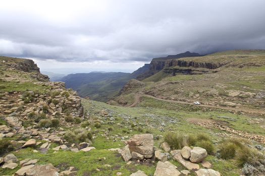 Sani Pass, Lesotho Mountain, Africa