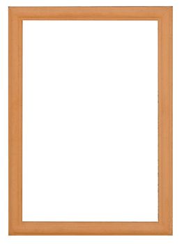 wooden frame on white