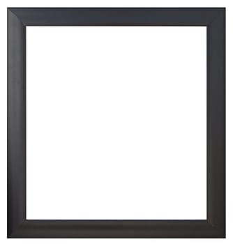 A black  picture frame, isolated 