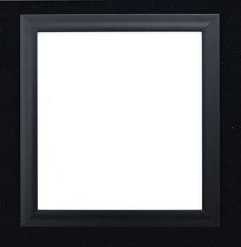 a picture frame on a black