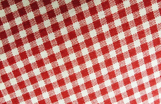 Straight red picnic cloth