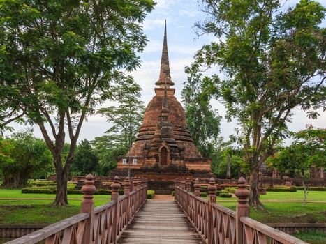 Sukhothai historical park, the old town of Thailand in 800 year ago