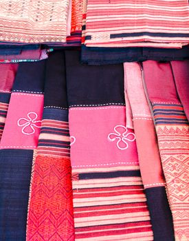 A collection of northern Thai Silk