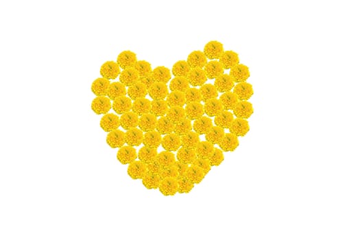 Marigold heart.