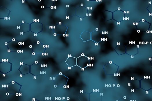 abstract chemistry background