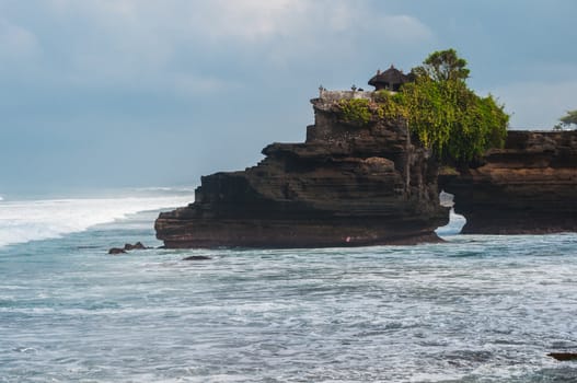 Pura Batu Bolong - small hindu temple near Tanah Lot, Bali, Indonesia