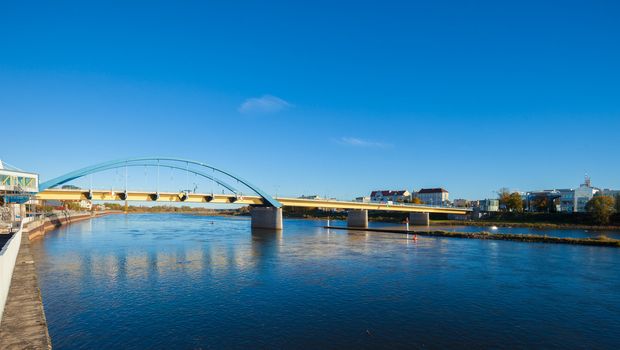 Oderbruecke Bridge, Frankfurt Oder Germany to Slubice Poland