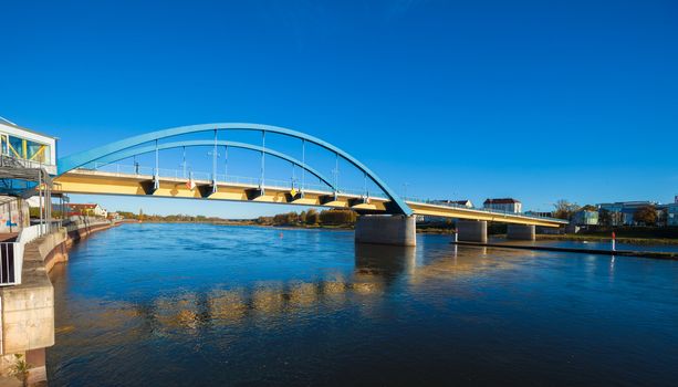 Oderbruecke Bridge, Frankfurt Oder Germany to Slubice Poland