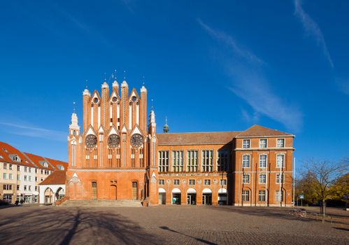 Rathaus and Museum of Modern Art Frankfurt Oder Brandenburg