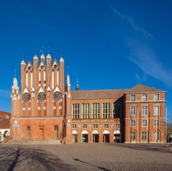 Rathaus and Museum of Modern Art Frankfurt Oder Brandenburg