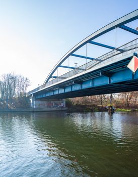 Bridge over the River Spree at Fuerstenwalde, Brandenburg