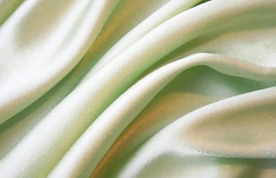 Smooth elegant green silk can use as background