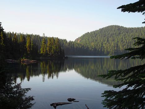 A photograph of mountain scenery.