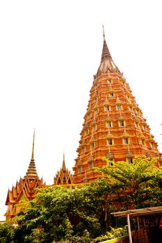 chinese style pagoda, kanchanaburi, thailand