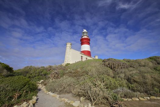 Cape Agulhas Lighthouse is situated at the Southern most tip of Africa 