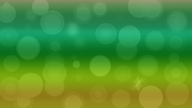 green yellow background circles with white dots