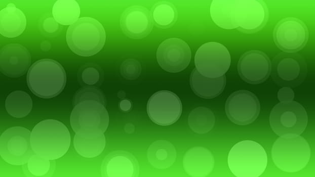 green background circles with white dots
