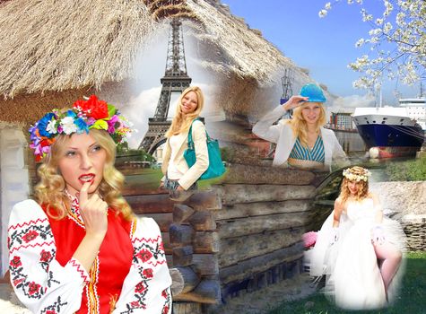 Dream girl from the Ukrainian village