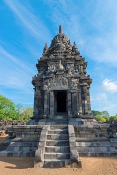 Temple in Candi Sewu complex (means 1000 temples). It has 253 building structures (8th Century) and it is the second largest Buddhist temple in Java, Indonesia.