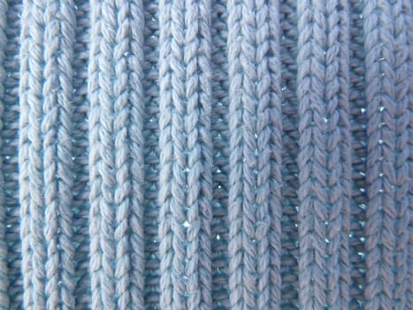 blue knit fabric as a background