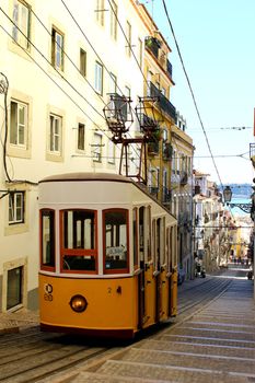 This funicular is one of the three that still work everyday in Lisbon.