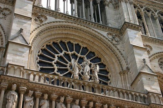 The Notre Dame Cathedral in Paris - France