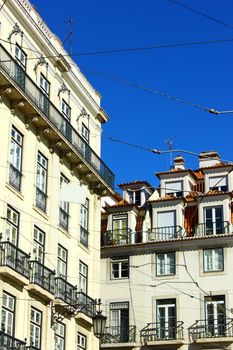 Lisbon typical buildings