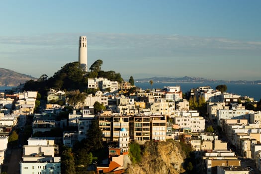 Coit Tower on Telegraph Hill