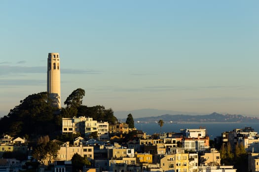 Coit Tower on Telegraph Hill