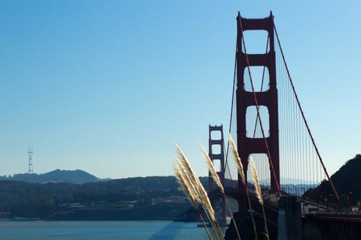 Golden Gate Bridge  - copyspace