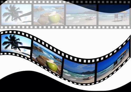 Sea view film strip