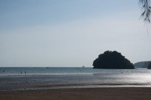 nang bay beach landscape in krabi, thailand