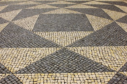 Detail of the famous portuguese pavement