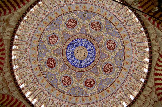 Islamic pattern in mosque