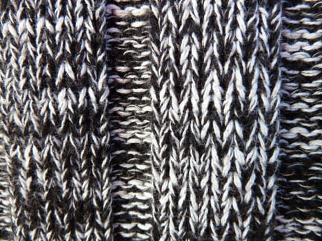 black and white fabric at closeup as a background