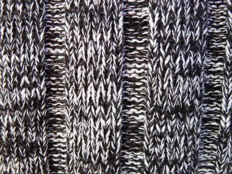 woven black and white fabric as a background