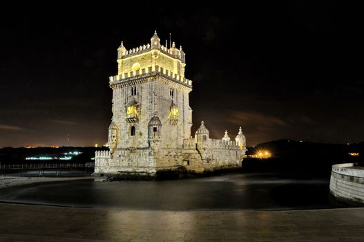 Torre de Belém (Belém tower) of Lisbon, Portugal